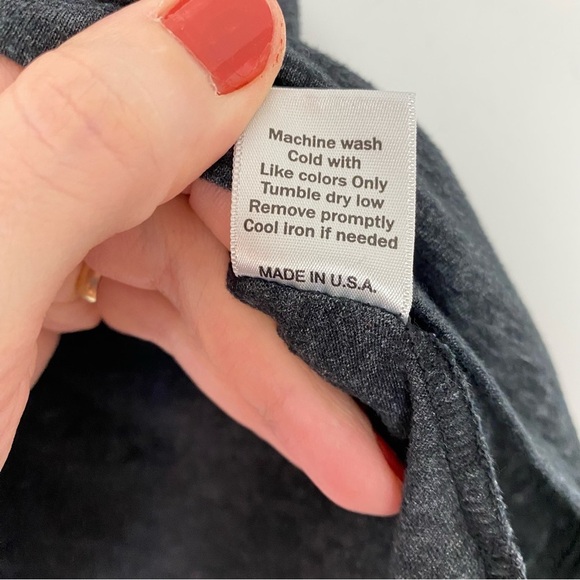 Goodlife Henley T Shirt Mens Size XL Tee Dark Grey Short Sleeve Crewneck Tshirt - Picture 7 of 9